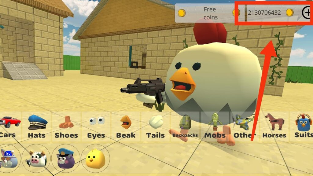 Features of chicken gun mod apk