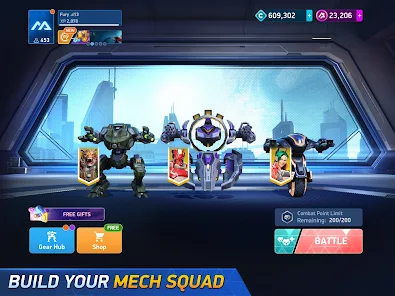 Gaar Hub BATTLE BUILD YOUR MECH SQUAD IN mech arena mod apk